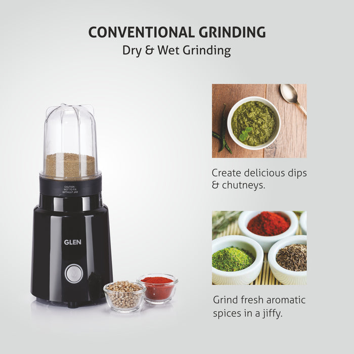 Active-Blender, 350W Grinder Blender, 2 Unbreakable Food Grade Jars and Personal Bottle (SA4048NPLUS)