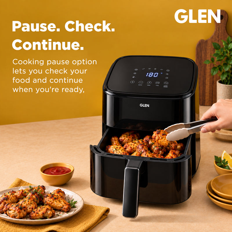 Digital Air Fryer 4.0 Litre 7 Pre Set Menu, Timer Temperature Control, 1350W -Black (SA3060DIGI)