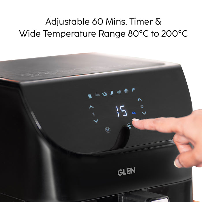 Digital Air Fryer, 6.0 Litre Capacity, 7 Pre Set Functions, Time and Temperature Control, 1500W - (SA3045DIGI)