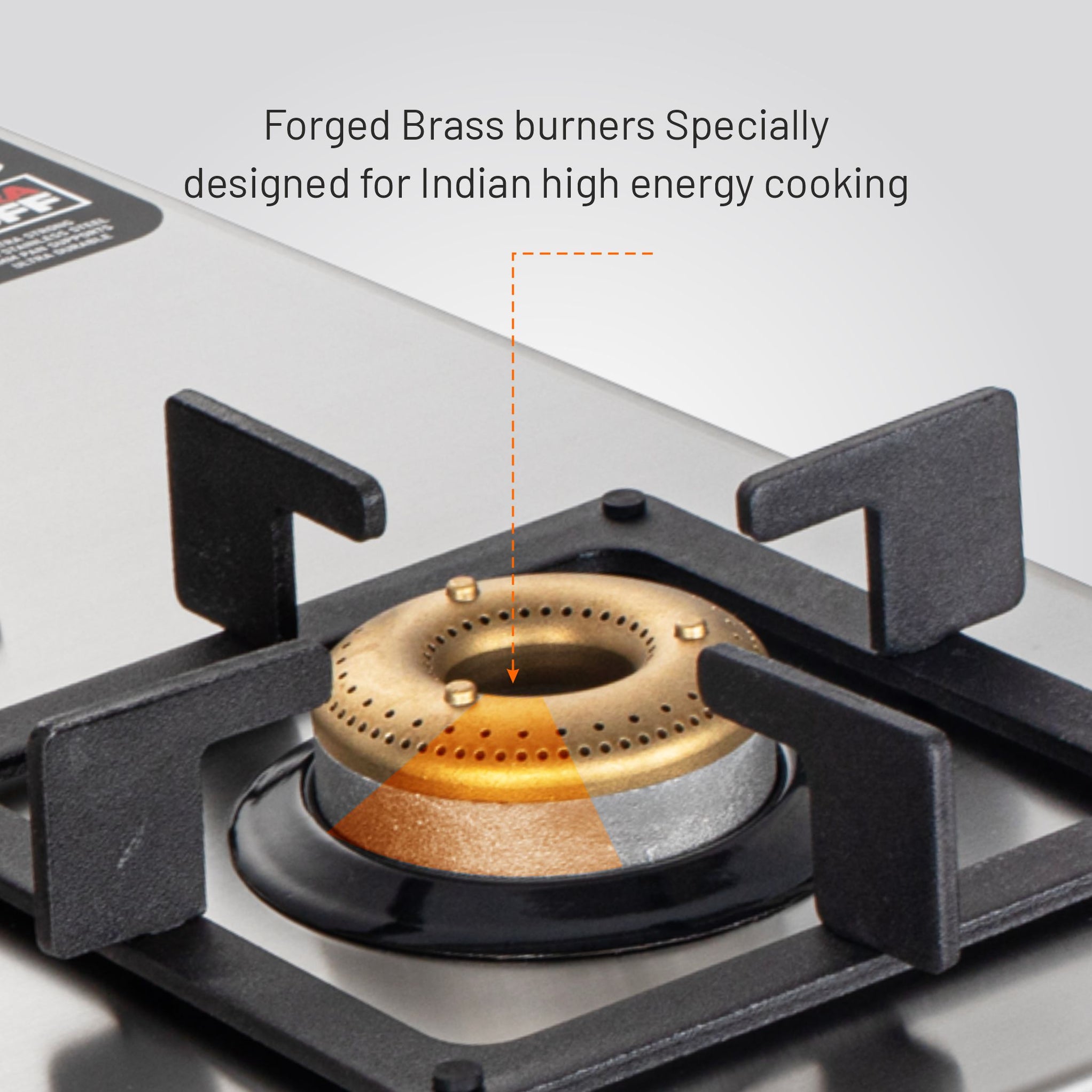 Buy 3 Burner Free Standing Gas Hob Auto Ignition Online Glen — Glen