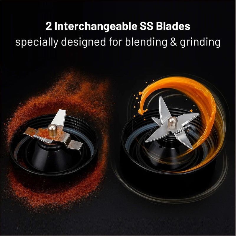 Active-Blender Ultra Tuff, 900W with 2 Unbreakable Blender, Grinder Jars (SA4048UT)