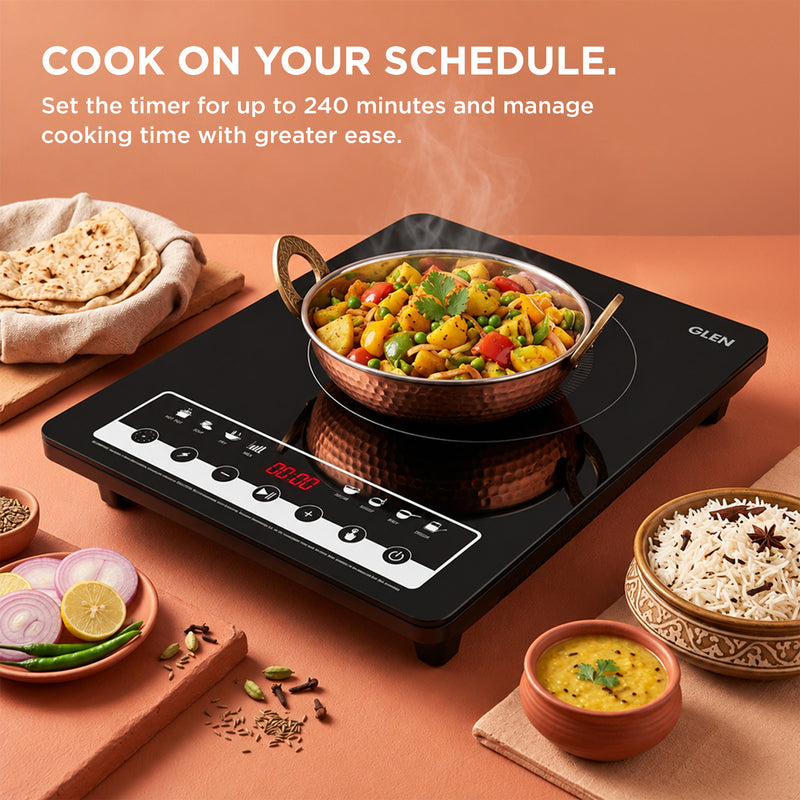 Induction Cooktop with Touch Control 2000W, Digital display with Auto Cut-off - SA 3081 IN
