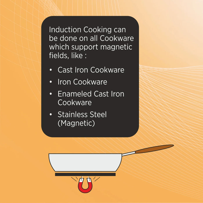 Buy Induction Stove with 6 Pre-Set Functions 1200W Online