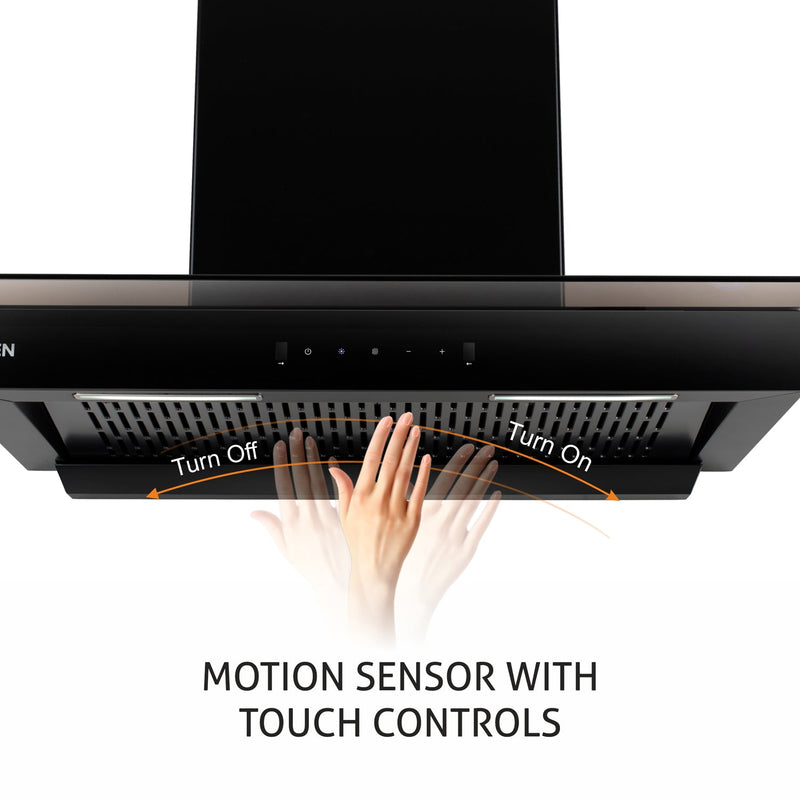 Chimney Hood 6022 Auto Clean 90 Black