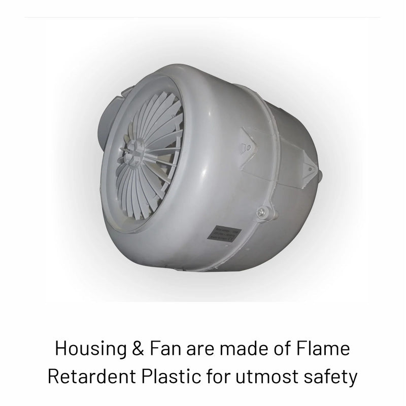 Designer Electric Kitchen Chimney  Push Button Control 90cm 1000 m3/h - Black (6062 90 BL)