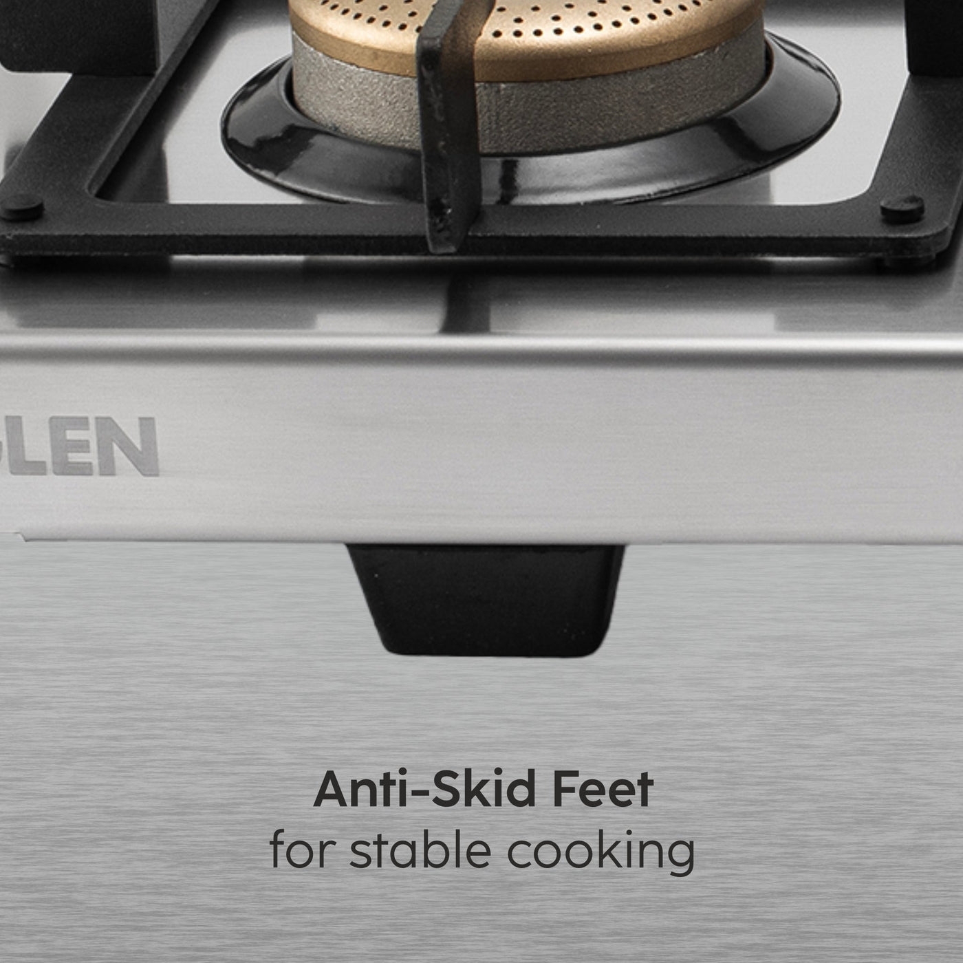 Buy Gas Stove 2 Burner Stainless Steel Brass Burner Online Glen