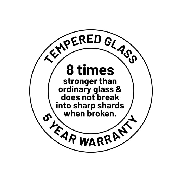 3 Burner DFVS Glass Hob with Triple Ring Forged Brass Burners Auto Ignition (BH1063DFHTTR)