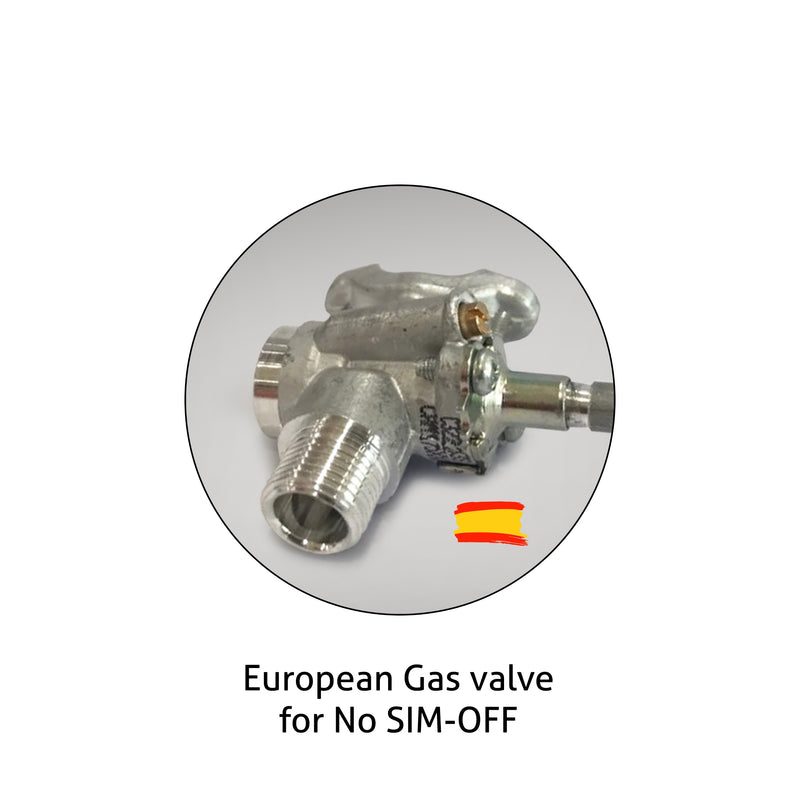 3 Burner Free Standing Hob with Forged Brass Burners Auto Ignition Black (BH1073XLSQFSFBBLAI)