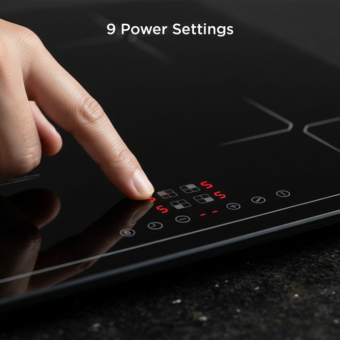 4 Zone Built in Induction Hob 9 Power Levels with Touch Control & Timer Function (BH1014IC4Z)