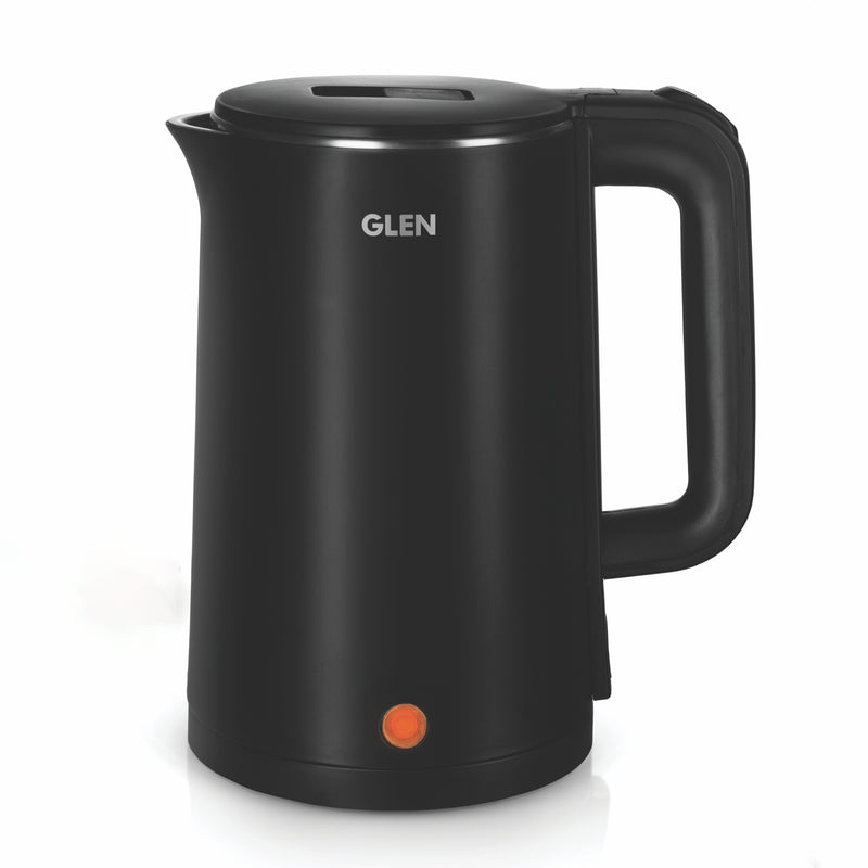 Electric Kettle 1.5 Litre Plastic Clad Stainless Steel, 360° Rotation Base, Auto Shutoff, 1350W (SA-9010)