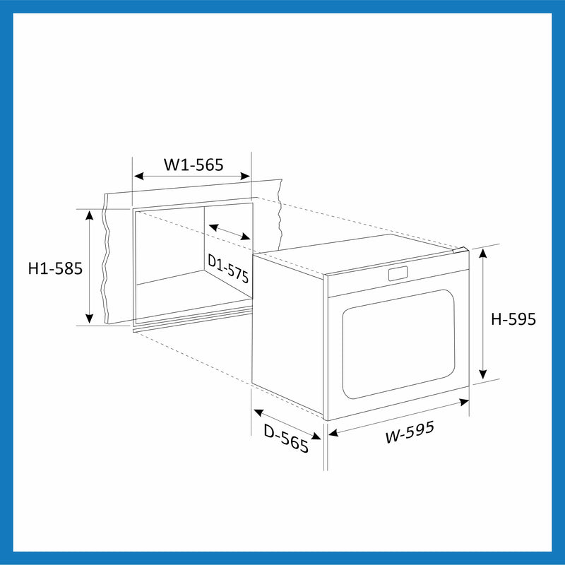 Built-In-Oven 651 MR+Turbo Black (BO-651MRTBL) + Glen Built-In-Microwave Black 25L (MO-674BL) + Built in Hob (BH1094XLSQHTDBTR) + Filterless Auto Clean Chimney (CH6058DIBLAC90)