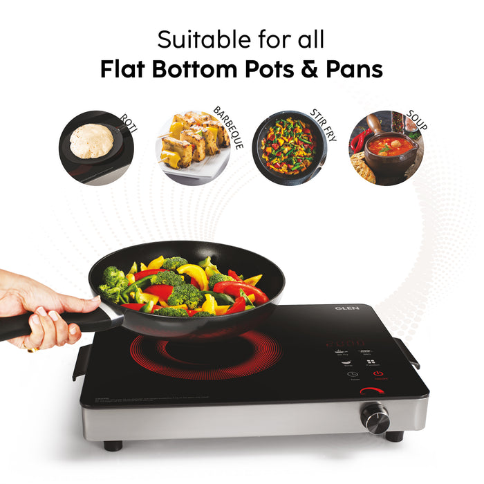 Infrared Stove with 3 Preset Cooking Functions 2200W- SA3074 IR22