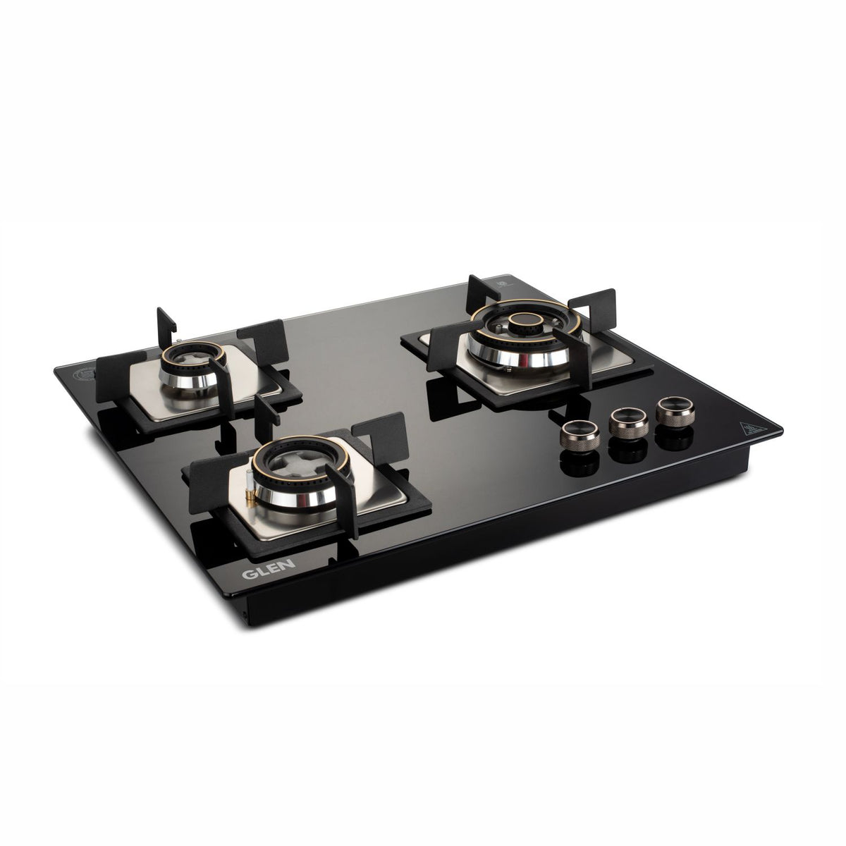 Buy 3 Burner Builtin Glass Gas Hob at Best Prices Glen — Glen