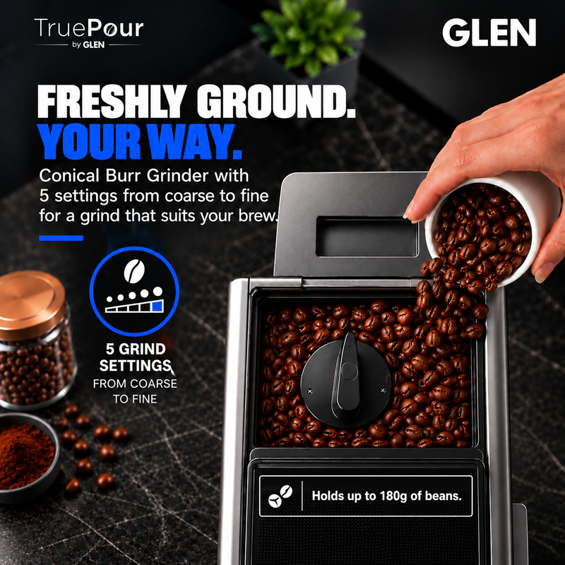 TruePour Bean-to-Cup Touch Coffee Machine (SA-9056B2CCM)