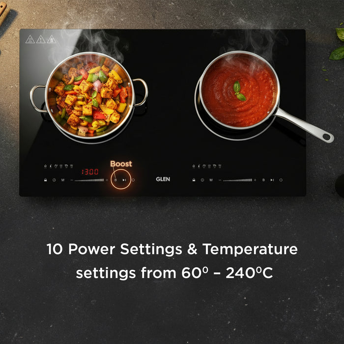 2 Zone Built in Induction Hob with Touch Control & Timer Function (BH1018IC2Z)