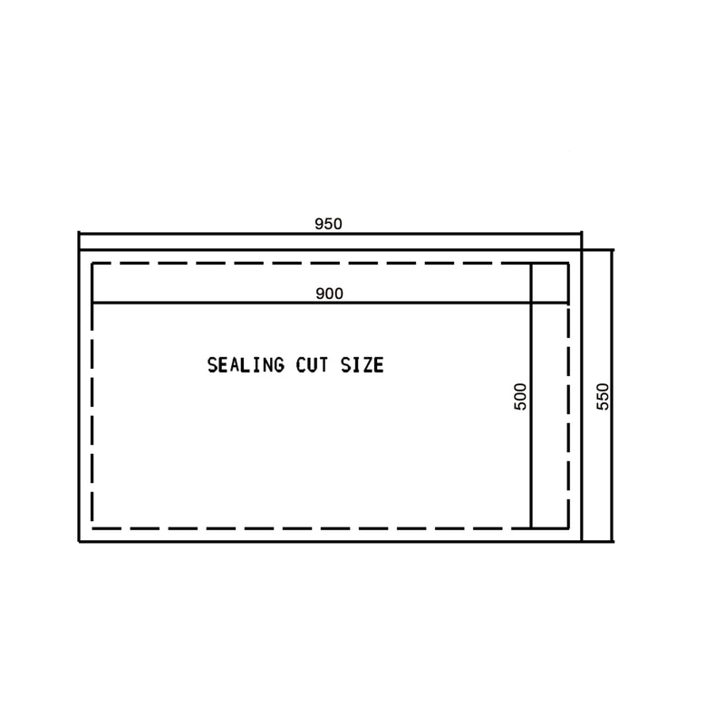 Ceiling Mounted Kitchen Chimney Cassette Island Remote Control 95/120cm 1250 m3/h with Baffle Filters -Black (CH1010INCS)
