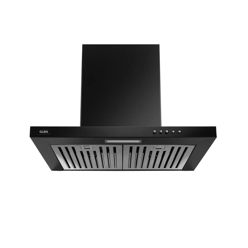 Electric Kitchen Chimney, T Shape Baffle filters 60cm 1600 m3/h -Black (CH6052INDXBLK60BF)