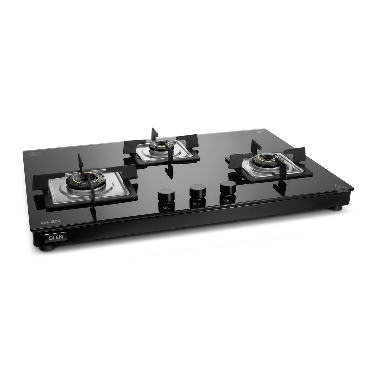 3 Burner Ultra Slim Glass Gas Stove