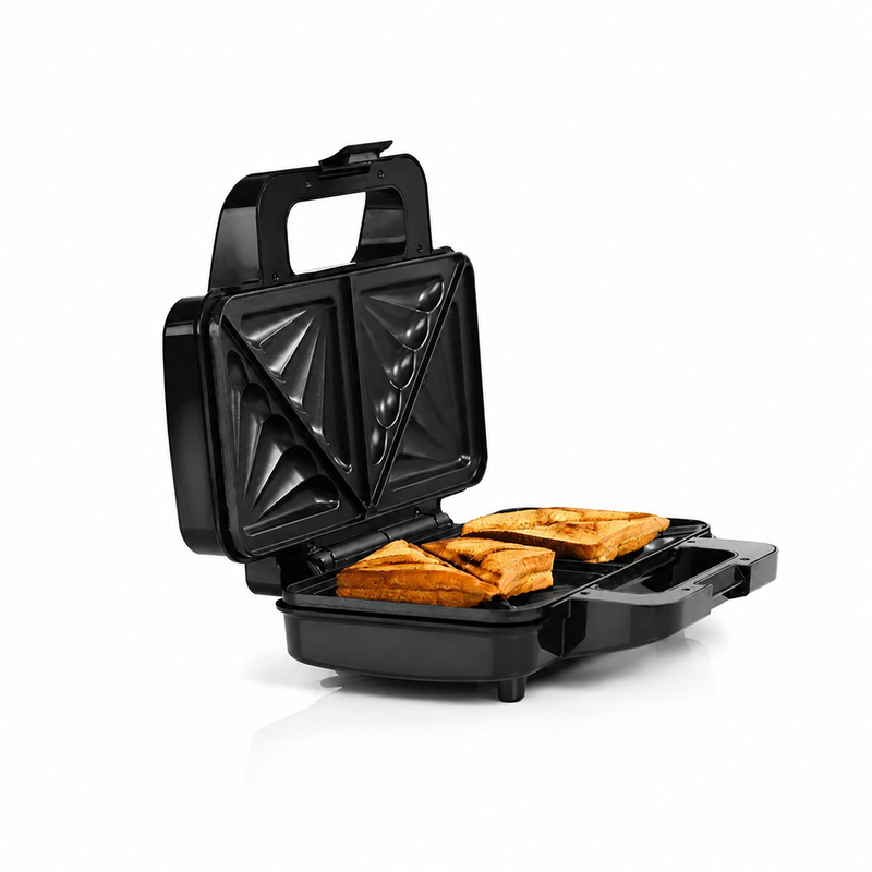 Electric Jumbo Sandwich Maker with Non-Stick Coating Plates, 1000W - (SA3025JSM)