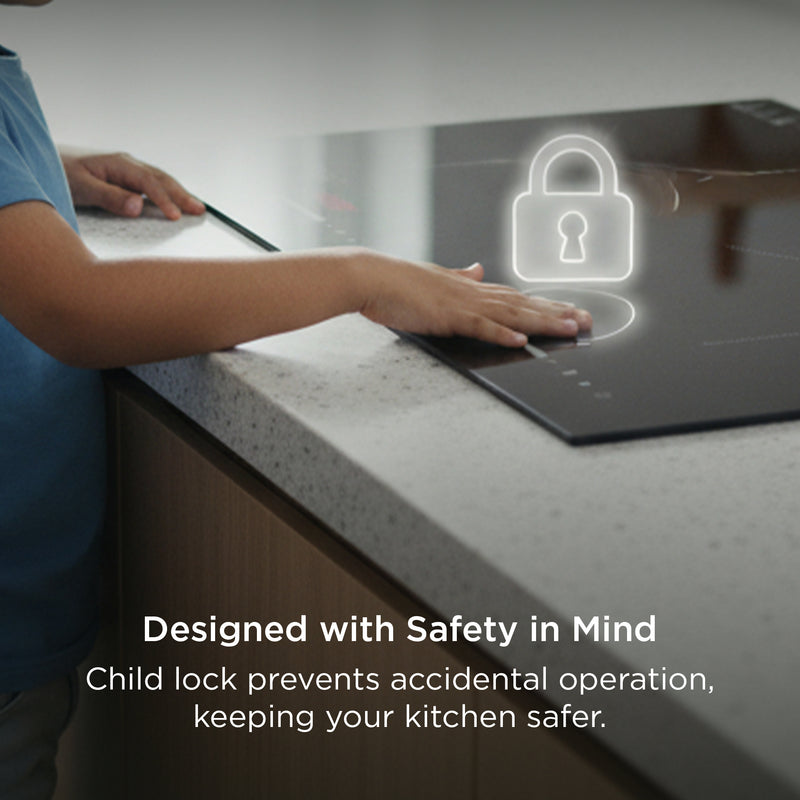 2 Zone Built in Induction Hob 10 Power Levels with Touch Control & Timer Function (BH1018IC2Z)