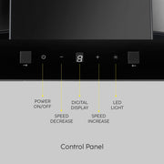 Control Panel of Auto Clean Filter less Kitchen Chimney