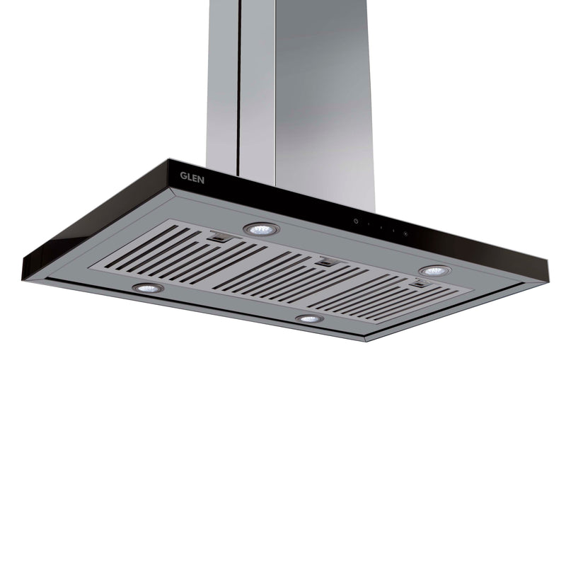 Island Kitchen Chimney Touch Control Italian Motor Baffle filters 90/120cm 1250 m3/h (CH6052TSISBF)