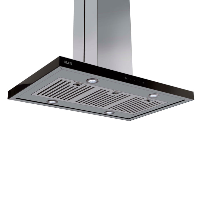 Island Kitchen Chimney Touch Control Italian Motor Baffle filters 90/120cm 1250 m3/h (CH6052TSISBF)