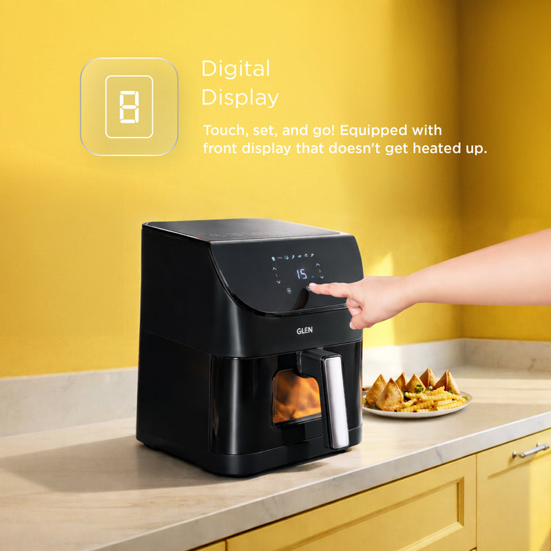 Digital Air Fryer, 6.0 Litre Capacity, 7 Pre Set Functions, Time and Temperature Control, 1500W - (SA3045DIGI)