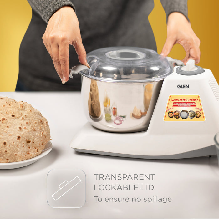 Atta Kneader Dough Maker 650 W with Hands-free kneading & 3 Litres Large SS Bowl (SA3032DM)