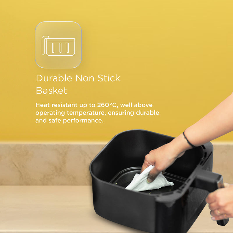 Digital Air Fryer, 6.0 Litre Capacity, 7 Pre Set Functions, Time and Temperature Control, 1500W - (SA3045DIGI)