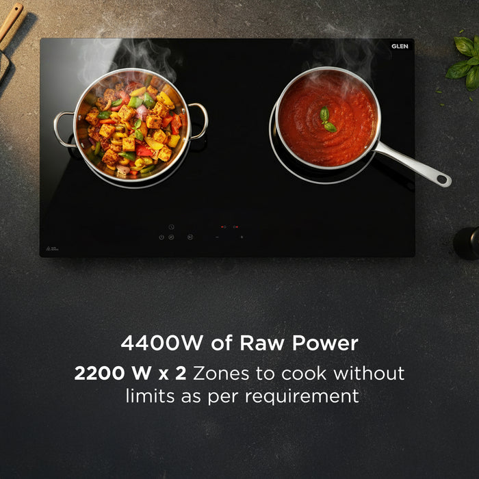 2 Zone Built in Induction Hob 9 Power Levels with Touch Control & Timer Function (BH1016IC2Z)