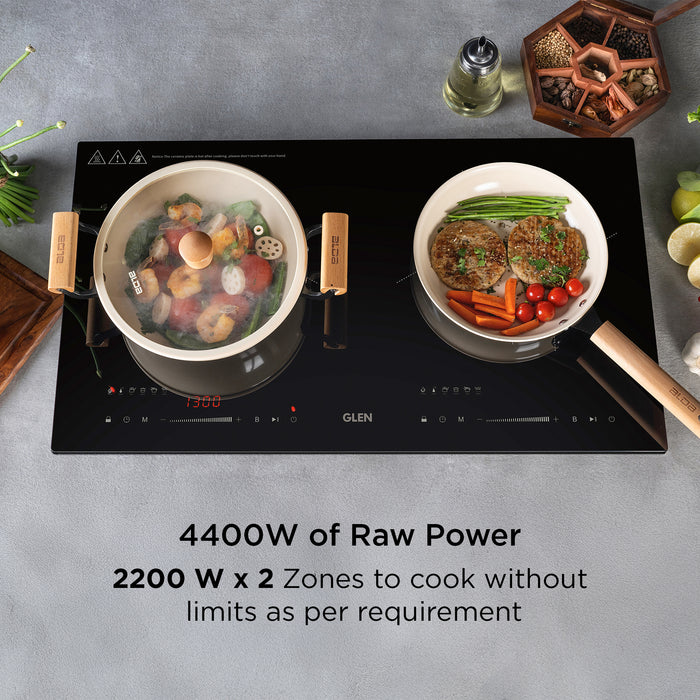 2 Zone Built in Induction Hob with Touch Control & Timer Function (BH1018IC2Z)