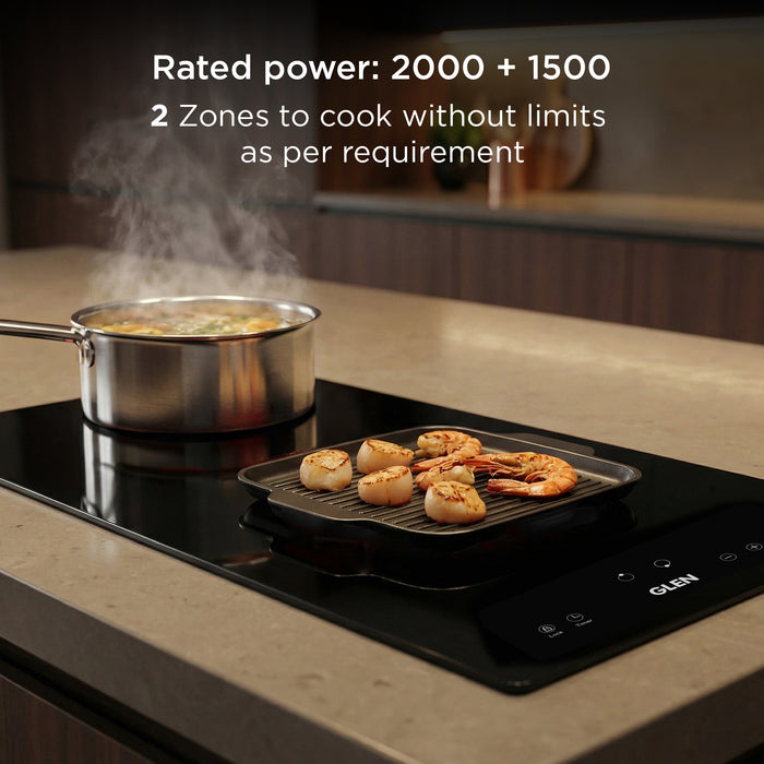 2 Zone Built in Induction Hob 9 Power Levels with Touch Control & Timer Function (BH1017IC2Z)
