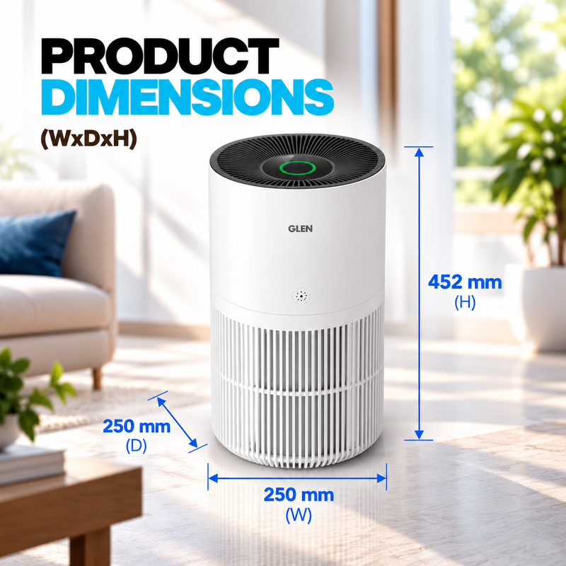 HEPA H13 Air Purifier for Large Rooms with UV LED & PM2.5 Display (SA-6035AP)