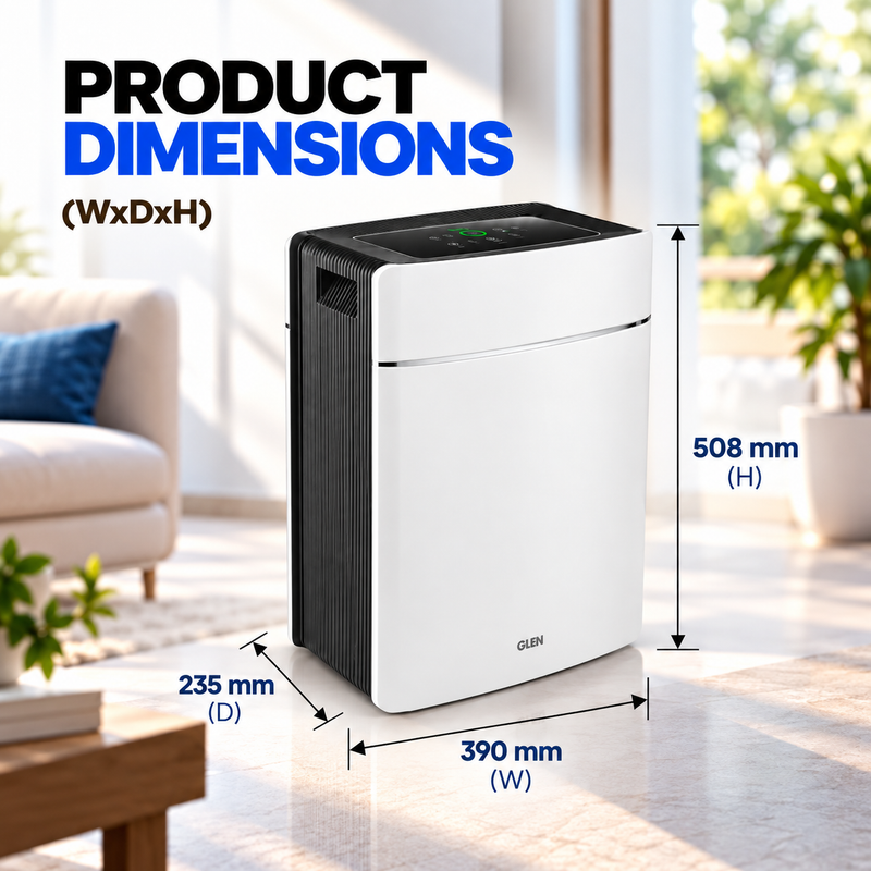 Plasma Electrostatic Air Purifier with Washable Collector, WiFi, UV & Ionizer (SA-6034AP)