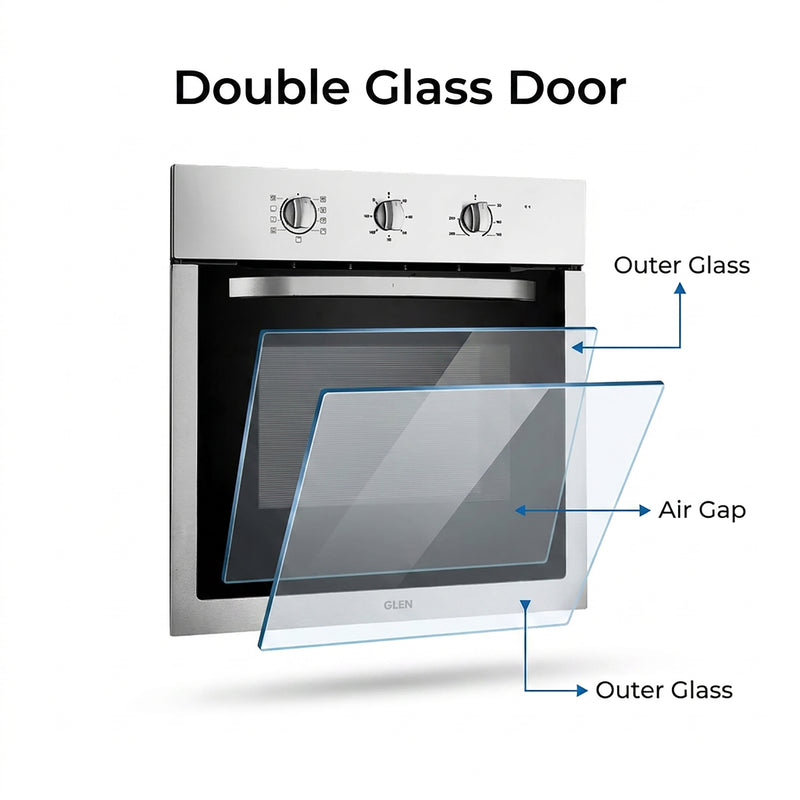 Built in Oven with Turbo Fan 59Ltr. with 9 Multi-functions (BO-607T)