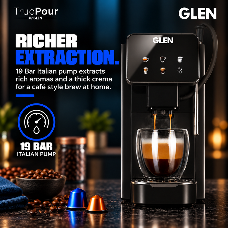 TruePour Capsule Espresso Touch Coffee Machine (SA-9055CECCM)