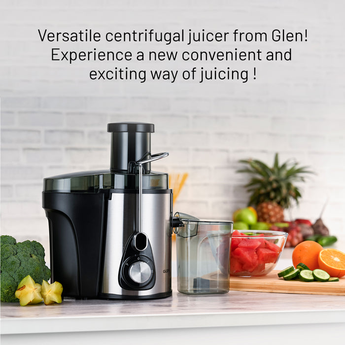 Centrifugal Juicer 800W, Full Apple Feeding Tube 600ml Juice Collector, Stainless Steel Filter (4019)