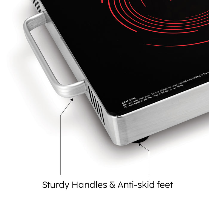 Infrared Stove with Preset Cooking Functions and Digital Display 2200W- SA-3072IR