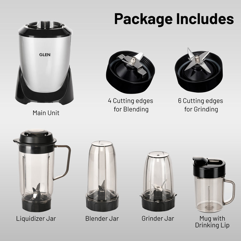 Active Blender Ultra Tuff Plus, 900W with 4 Unbreakable Transparent Jars (SA4048UTPLUS)