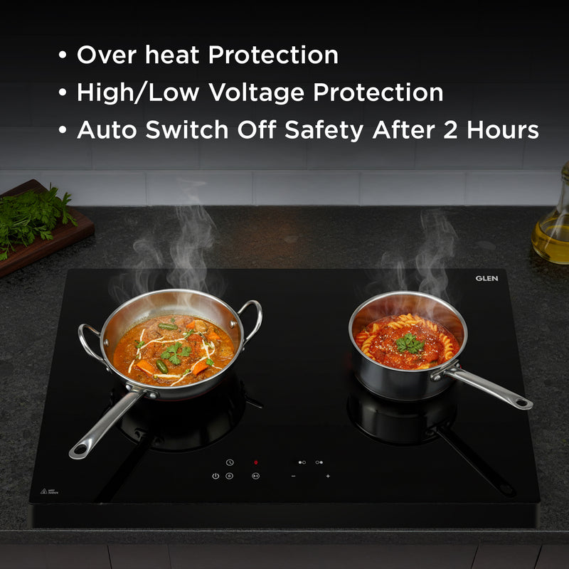 2 Zone Induction Hob Top 9 Power Levels with Touch Control & Timer Function (BH1016HTIC2ZT)