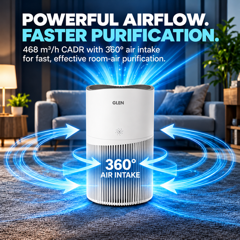 HEPA H13 Air Purifier for Large Rooms with UV LED & PM2.5 Display (SA-6035AP)