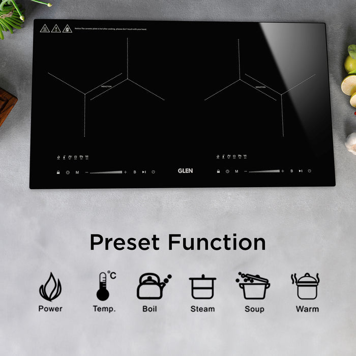 2 Zone Built in Induction Hob with Touch Control & Timer Function (BH1018IC2Z)