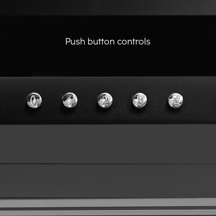 Pyramid-shaped Electric Kitchen Chimney with push button controls