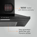  Pyramid Shaped Electric Kitchen Chimney, with baffle filter and lifetime warranty of 180 watt motor