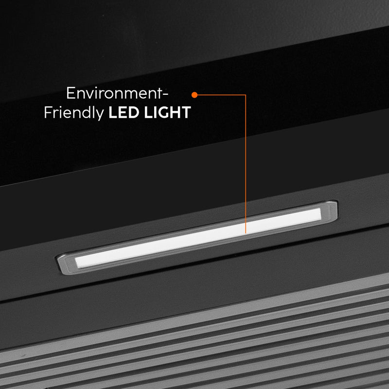  Pyramid Shaped Electric Kitchen Chimney with exo-friendly led light