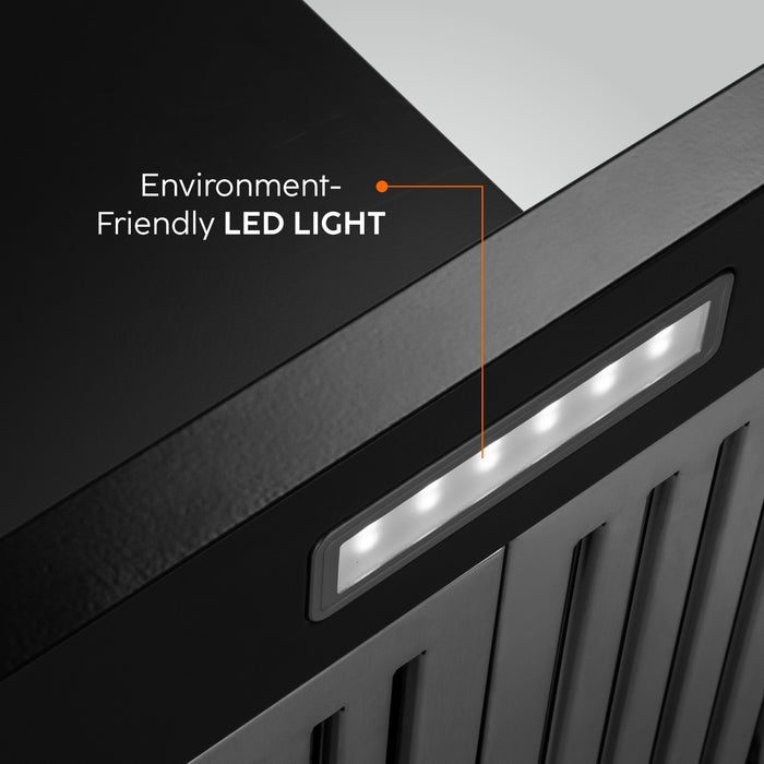 Pyramid shaped Electric Kitchen Chimney with environment friendly led light