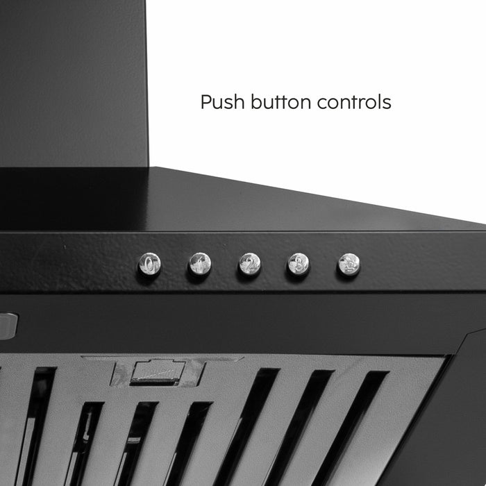 Pyramid shaped Electric Kitchen Chimney with push button controls