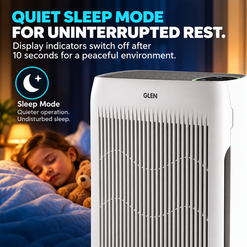 HEPA H13 Air Purifier with 3-Layer Filtration, UV LED & PM2.5 Display (SA-6037AP)