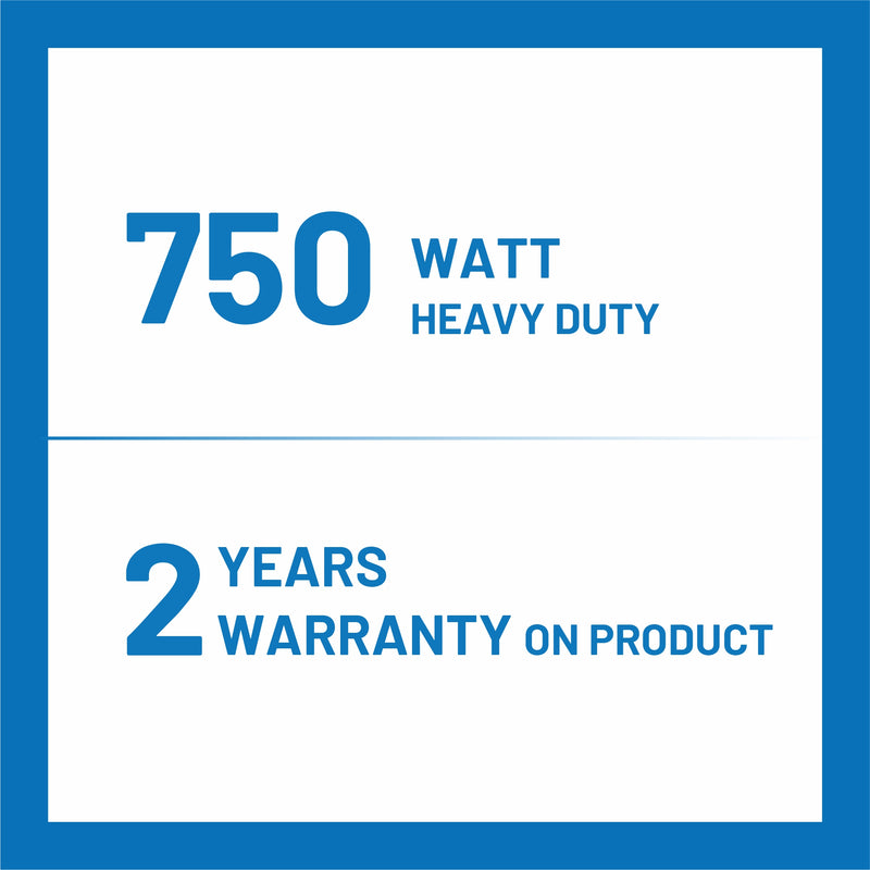 Electric Auto Pop-up 2 Slice Toaster, 750W, 6 Level Browning Control, Removable Crumb Tray - White SA3014